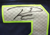 Seattle Seahawks Russell Wilson Autographed Blue Nike Elite Jersey Size 44 RW Holo Stock #88310