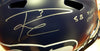 Russell Wilson Autographed Seattle Seahawks Speed Full Size Helmet "SB XLVIII Champs" In Silver RW Holo Stock #94268