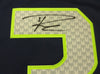 Seattle Seahawks Russell Wilson Autographed Blue Nike Twill Jersey Size XL RW Holo Stock #71431