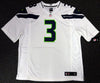 Seattle Seahawks Russell Wilson Autographed White Nike Jersey Size XXL RW Holo Stock #90930