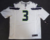 Seattle Seahawks Russell Wilson Autographed White Nike Jersey Size XXL RW Holo Stock #105024