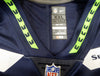 Seattle Seahawks Russell Wilson Autographed Blue Nike Twill Jersey Size XXL RW Holo Stock #159117
