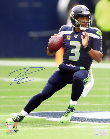 Russell Wilson Autographed 16x20 Photo Seattle Seahawks RW Holo Stock #159124