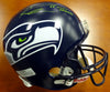Russell Wilson Autographed Seattle Seahawks Super Bowl Full Size Helmet "SB XLVIII Champs" In Green RW Holo Stock #72350