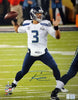 Russell Wilson Autographed 16x20 Photo Seattle Seahawks Super Bowl RW Holo Stock #88005