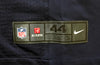 Seattle Seahawks Russell Wilson Autographed Blue Nike Elite Jersey Size 44 RW Holo Stock #88310