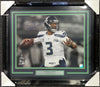 Russell Wilson Autographed Framed 16x20 Photo Seattle Seahawks Super Bowl RW Holo Stock #90708