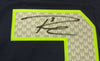 Seattle Seahawks Russell Wilson Autographed Blue Nike Twill Jersey Size XXL RW Holo Stock #71432