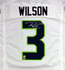 Seattle Seahawks Russell Wilson Autographed White Nike Twill Jersey Size L RW Holo Stock #90927