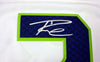 Seattle Seahawks Russell Wilson Autographed White Nike Twill Jersey Size XL RW Holo Stock #90928