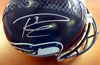 Russell Wilson Autographed Seattle Seahawks Full Size Helmet In Silver RW Holo Stock #74632
