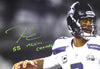 Russell Wilson Autographed 24x30 Canvas Photo Seattle Seahawks "SB XLVIII Champs" Super Bowl #/48 RW Holo Stock #104117