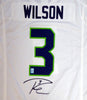 Seattle Seahawks Russell Wilson Autographed White Nike Jersey Size L RW Holo Stock #105022