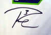 Seattle Seahawks Russell Wilson Autographed White Nike Jersey Size L RW Holo Stock #105022