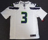 Seattle Seahawks Russell Wilson Autographed White Nike Jersey Size L RW Holo Stock #105022