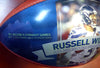 Russell Wilson Autographed 2015 Record Breaking Season Leather Football Seattle Seahawks RW Holo Stock #107493