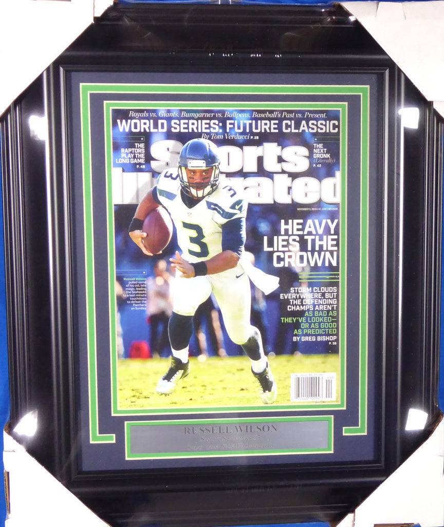 Russell Wilson Unsigned Framed Sports Illustrated SI Magazine Seattle Seahawks Stock #138441