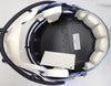 Russell Wilson Autographed Seattle Seahawks Blue Chrome Speed Full Size Replica Helmet In Green RW Holo Stock #145779