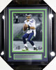 Russell Wilson Autographed Framed 8x10 Photo Seattle Seahawks Super Bowl RW Holo Stock #126528