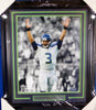 Russell Wilson Autographed Framed 16x20 Photo Seattle Seahawks RW Holo Stock #126673