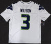 Seattle Seahawks Russell Wilson Autographed White Nike Twill Jersey Size XL RW Holo Stock #159118