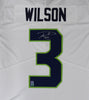 Seattle Seahawks Russell Wilson Autographed White Nike Twill Jersey Size XL RW Holo Stock #159118