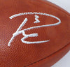 Russell Wilson & Marshawn Lynch Autographed NFL Leather Football Seattle Seahawks RW & ML Holo Stock #130463