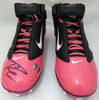 Russell Wilson Autographed Pink Nike Cleats Shoes Seattle Seahawks RW Holo Stock #130718