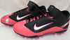 Russell Wilson Autographed Pink Nike Cleats Shoes Seattle Seahawks RW Holo Stock #130718