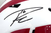 Russell Wilson Autographed Wisconsin Badgers Full Size Speed Replica Helmet RW Holo Stock #178963