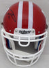 Russell Wilson Autographed Red Wisconsin Badgers Full Size Authentic Proline Helmet RW Holo Stock #178964