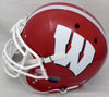 Russell Wilson Autographed Red Wisconsin Badgers Full Size Authentic Proline Helmet RW Holo Stock #178964