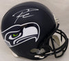 Russell Wilson Autographed Seattle Seahawks Full Size Replica Helmet In White RW Holo Stock #178967