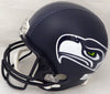 Russell Wilson Autographed Seattle Seahawks Full Size Replica Helmet In White RW Holo Stock #178967