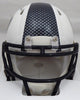 Russell Wilson Autographed Seattle Seahawks Flat Matte White Speed Mini Helmet RW Holo Stock #179110